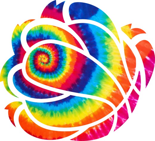 Memphis Grizzlies rainbow spiral tie-dye logo vinyl decal